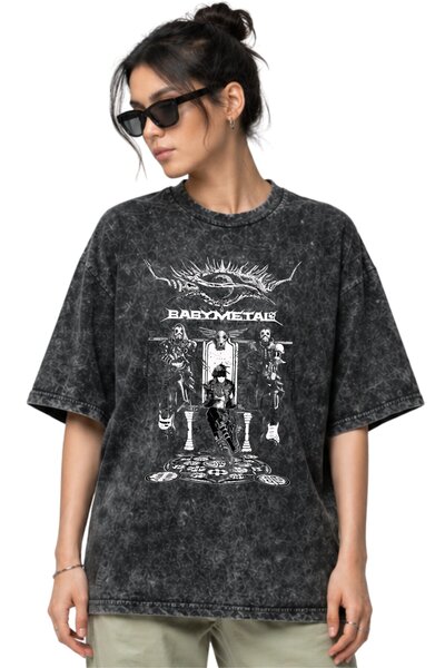 SEVBANO BabyMetal rok metal muzički bend unisex majica prethodno otisnuta, ve...