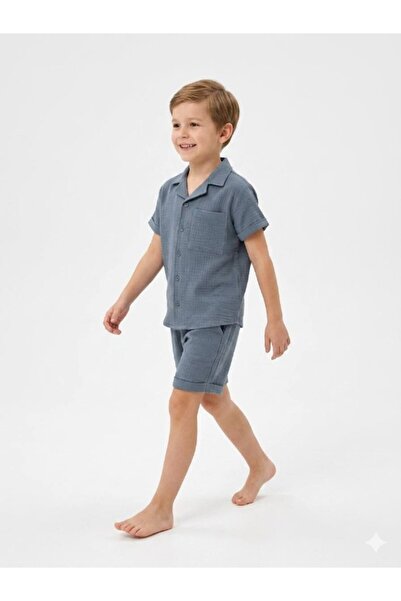 Mireya Kids Shirt ©️   Shorts 2-Piece Men's Set