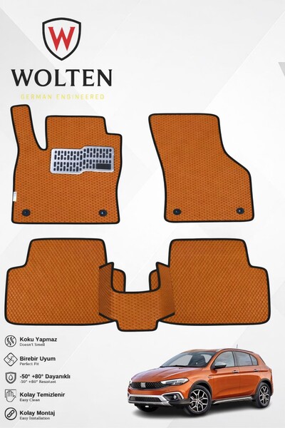 w wolten german engineered EGEA CROSS-FİAT-(2020-2025) İÇİN EVA İÇ PASPAS TAK...