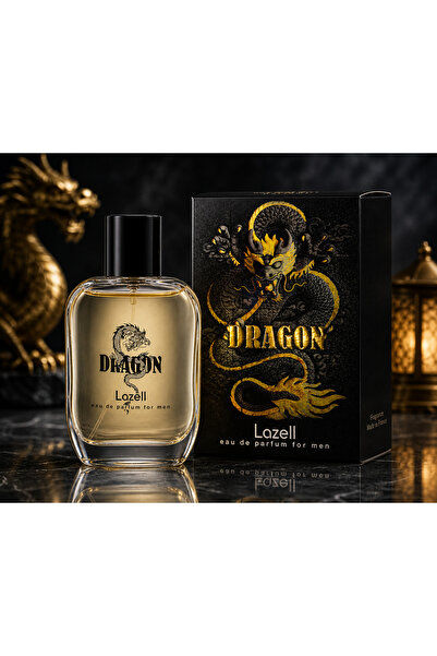 LAZELL Dragon Eau de Parfum Men 100 ml – Oriental Woody Perfume with Lemon, C...