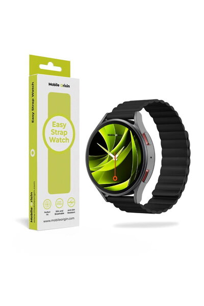 Mobile Origin Curea magnetică Easy Strap pentru ceas 20mm Negru