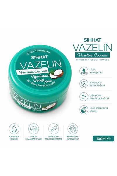 Sıhhat Pharma SIHHAT HİNDİSTAN CEVİZLİ VAZELİN 100 ML
