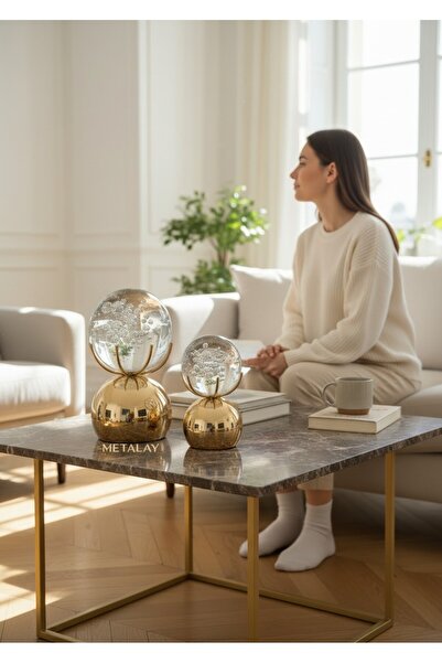 METALAY GOLD İKİLİ TOP KÜRE