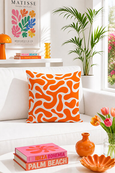 Bertille Home Pop Art Serisi Çift Tarafı Dijital Baskılı Kırlent Kılıfı