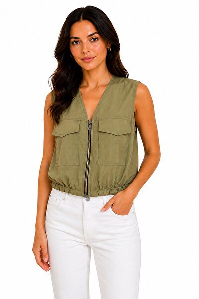 Rouge Modern Crop Yelek