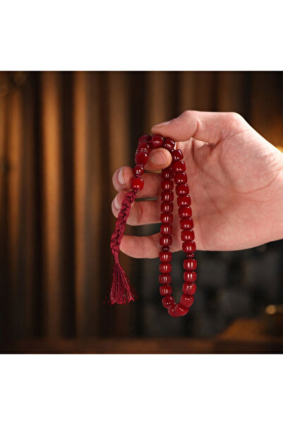 Mirari Jewelry Osmanlı Sıkma Benzetme Sistemli Kehribar Tesbih