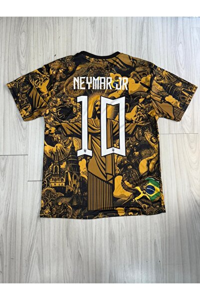 jabuka Brezilya Neymar Jr Özel Konsept Forması (Hardal)