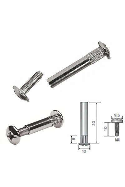 KRAL GRUP HIRDAVAT Lüx, Metal, Mini Montement, M4 ''20 Adet Gönderim''