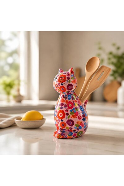 Pomme Pidou Caramel Kedi Kaşıklık Pembe
