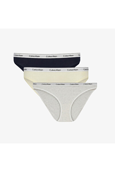 Calvin Klein 3'lü Kadın Yeşil Külot