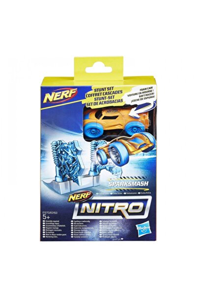 Hasbro Nerf Nitro Barrel Sparksmash Stunt Set Αυτοκινητάκι Με Ράμπα Εκτόξευση...