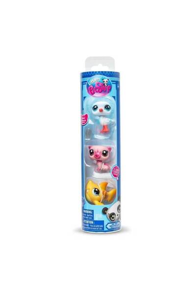 Littlest Pet Shop Φιγούρες 3Τμχ Σε Σωλήνα 41/42/43 BF000556