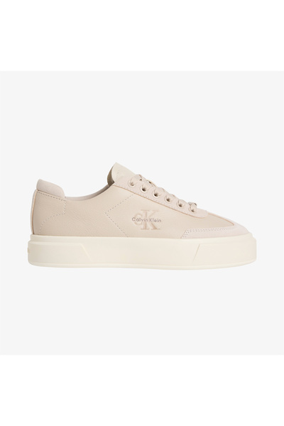 Calvin Klein Basket Cups Kadın Bej Sneaker