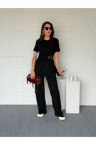 Goncalya Modal suit with buckle
