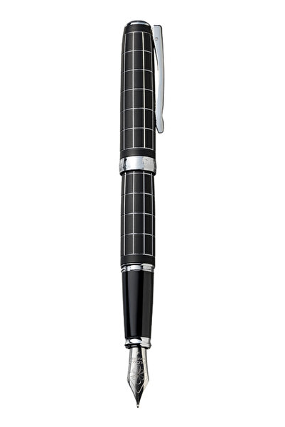 Diplomat Excellence A plus fountain pen, with M nib, stainless steel - Rhomb ...