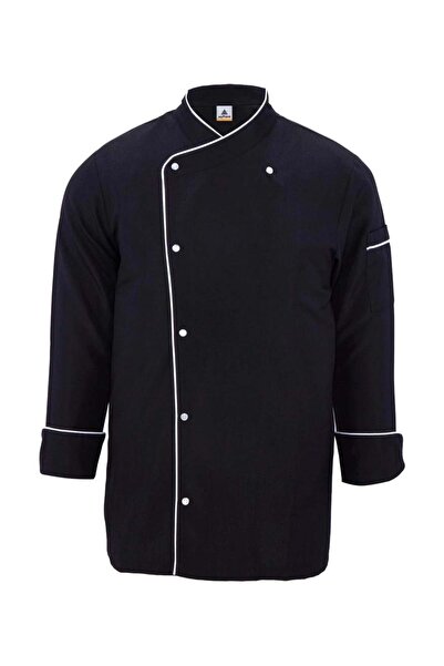MyForm My Form Mono Chef Jacket-Black and White