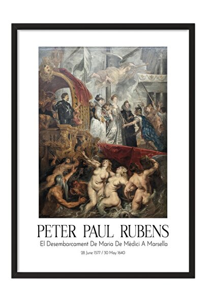 Postifull Peter Paul Rubens, Slika sa crnim okvirom, Serija umetnosti BR:112318