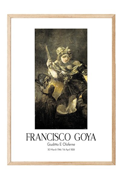 Postifull Francisco Goya - Judita i Olofern, slika u drvenom okviru, umetničk...