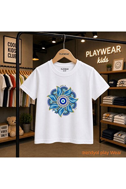 playwear Μπλουζάκι με στάμπα Sea Star Evil Eye 100% παιδικό unisex μπλουζάκι ...