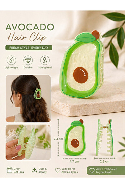 QiCHENG Avocado hair Slide