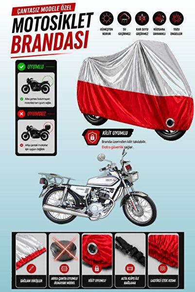 Cemku Twin Top Gray - Bottom Red Kuba Cheetah 100 Compatible Engine Tarpaulin...