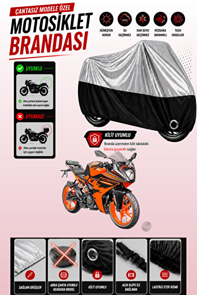Cemku Twin Top Gray - Bottom Black Ktm 200 Rc Compatible Engine Cover, Rear B...