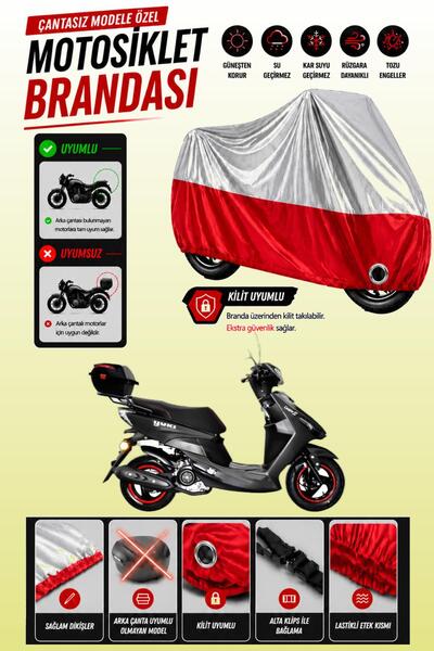 Cemku Twin Top Gray - Bottom Red Yuki Jj50Qt Picasso 50 Compatible Engine Cov...