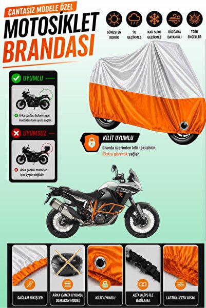 Cemku Twin غطاء محرك متوافق مع KTM 1190 Adventure R باللون الرمادي من الأعلى ...