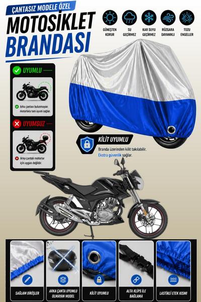 Cemku Twin Top Gray - Bottom Blue Mondial 150 Z-One Compatible Engine Cover, ...