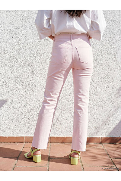 LC Waikiki Crop Flare Women's Jean Pants