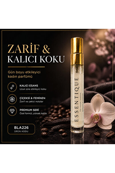 Essentique 3AL2ÖDE! Black Opi. muadili Bla226 12+ Saat Kalıcılık Kadın Parfüm...