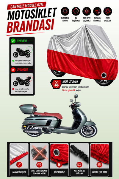 Cemku Twin Top Gray - Bottom Red Arora Mojito Pro S Compatible Engine Cover, ...