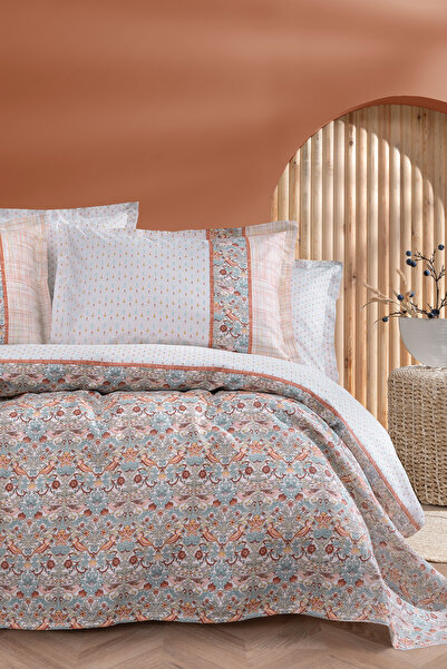 Yataş Laveta 100% Cotton Double Pique Set - Orange