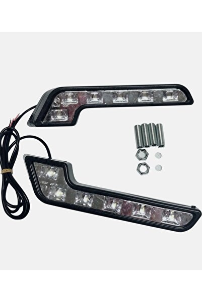 Sm Motors Gündüz ledi 6 ledili L Gündüz Farı 12 WAT