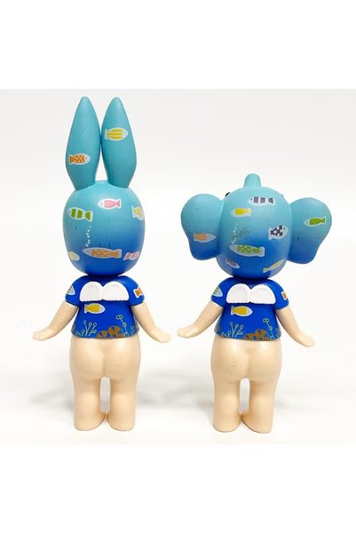 Toybox Sonny Angel Artist Collection Ocean Bunny & Elephant Figure Set