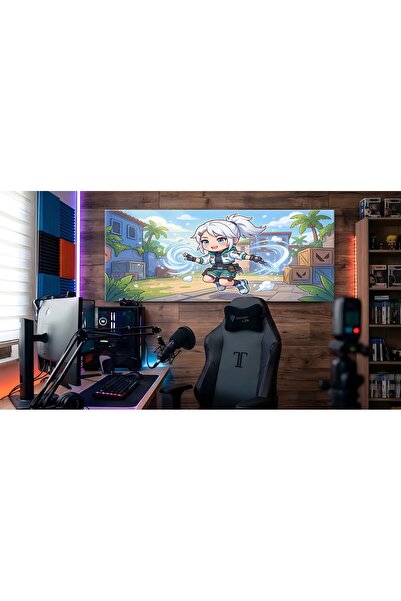Harika bir ev GAMER YAYINCI ODASI İÇİN TABLO VALORANT AJANLARI MAİN KARAKTER ...
