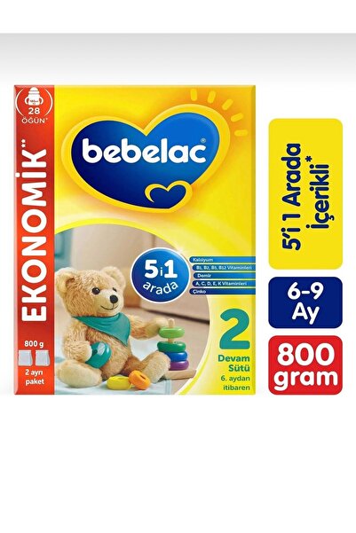 Bebelac 2 Devam Sütü 800 gr*3 Adet 2400 gr