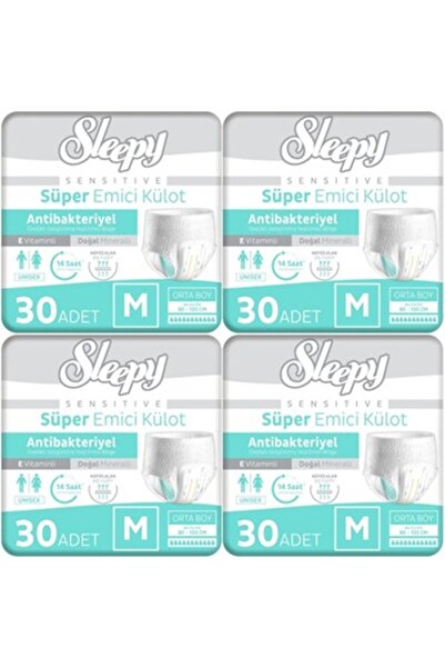 Sleepy Sensitive Emici Külot Medium 120 Adet 4x30 Paket M