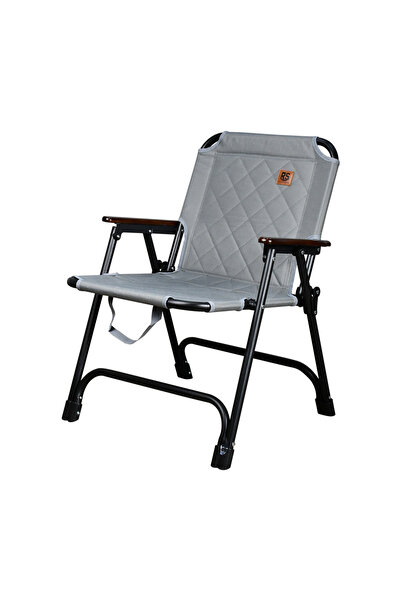 Rahaty Store Folding Travel Chair with Metal Frame Gray
