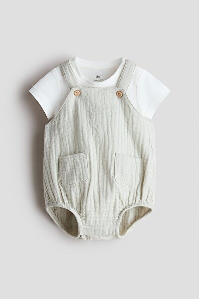 H&M 2 Parçalı Pamuklu Set