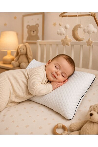 Güvenli Bebek Yastığı Geç Yanan Kumaş (fire retardant) 50x30