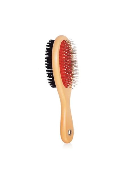 OEM Double Oval Brush with Wooden Handle, 23X5CM