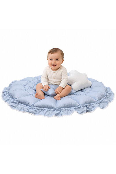 Al Fajr Babys سرير أطفال محمول 3 في 1 مع وسادة، سرير قطني ناعم للأطفال حديثي الولادة (0-12 شهرًا)