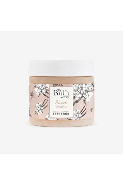 THE BATH FACTORY Scrub de corp cu vanilie dulce 300g