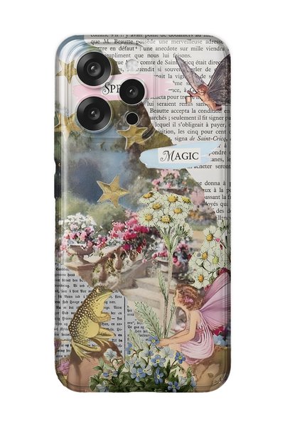 FLAMENKO Oppo Reno 15 / 15F Compatible Spring Magic Pattern Transparent Phone...