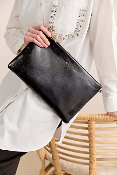 Setrms Uzun Zincir Askılı Clutch Çanta