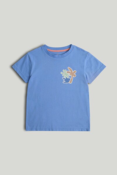 MOTHERCARE Blue Tropical T-Shirt