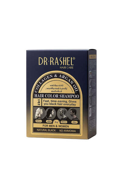 DR.RASHEL Dr. Rashel Black Hair Coloring Shampoo DRL-1754 25ml x10 – Covering...