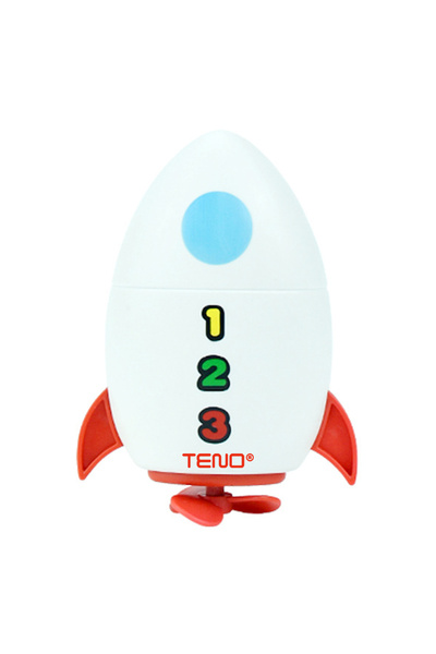Velaris Bath Toy with Key Rocket Learning and Fun at Bath Time (Blue)