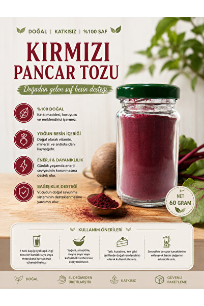 Ketre Süt Ürünleri Kırmızı Pancar Tozu